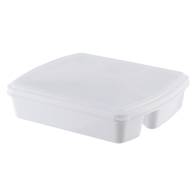 1280ml Kotak Makan Siang Bento yang Dapat Digunakan Kembali 4 Kompartemen