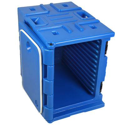 Blue Insulated Food Pan Carrier Genggam Nylon
