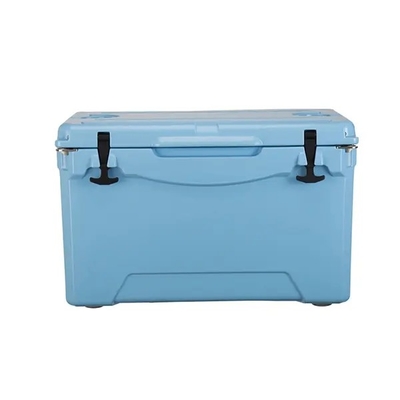 Plastik 50 QT Rotomolded Cooler Box LLDPE Dinding PU Dibentuk Isolasi